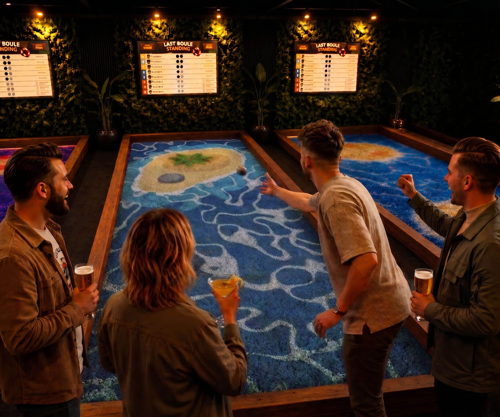 Interactive boules bij Racesquare Utrecht